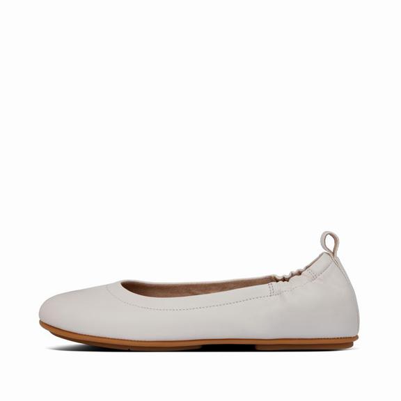 Ballerines Femme Fitflop Allegro Soft Cuir Grise (MVF487269)
